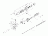 Toro 53002 - Gas Trimmer, Straight Shaft (53005), 1997 (790001-799999) Ersatzteile CLUTCH AND HANDLE ASSEMBLY