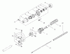 Toro 53003 - Gas Trimmer, Straight Shaft (53005), 1998 (890001-895000) Ersatzteile CLUTCH AND HANDLE ASSEMBLY