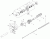 Toro 53003 - Gas Trimmer, Straight Shaft (53005), 1998 (895001-899999) Ersatzteile CLUTCH AND HANDLE ASSEMBLY