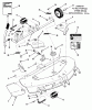 Toro 05-42XR06 - 42" Rear Discharge Mower, 1986 Ersatzteile SIDE DISCHARGE MOWER-42 IN. (107 CM) (VEHICLE IDENTIFICATION NUMBER 05-42SB05)