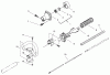 Toro 53009 - Gas Trimmer, Straight Shaft, 1999 (990001-999999) Ersatzteile CLUTCH AND HANDLE ASSEMBLY