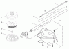 Toro 53010 - Gas Trimmer, Straight Shaft (53013), 1998 (895001-899999) Ersatzteile HEAD, SHAFT AND SHIELD ASSEMBLY