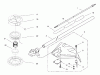 Toro 53011 - Gas Trimmer, Straight Shaft (53005), 1997 (790001-799999) Ersatzteile HEAD, SHAFT AND SHIELD ASSEMBLY