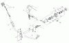 Toro 53021 - 10" Brush Cutter, Straight Shaft (53024), 1999 (900001-999999) Ersatzteile CLUTCH AND HANDLE ASSEMBLY