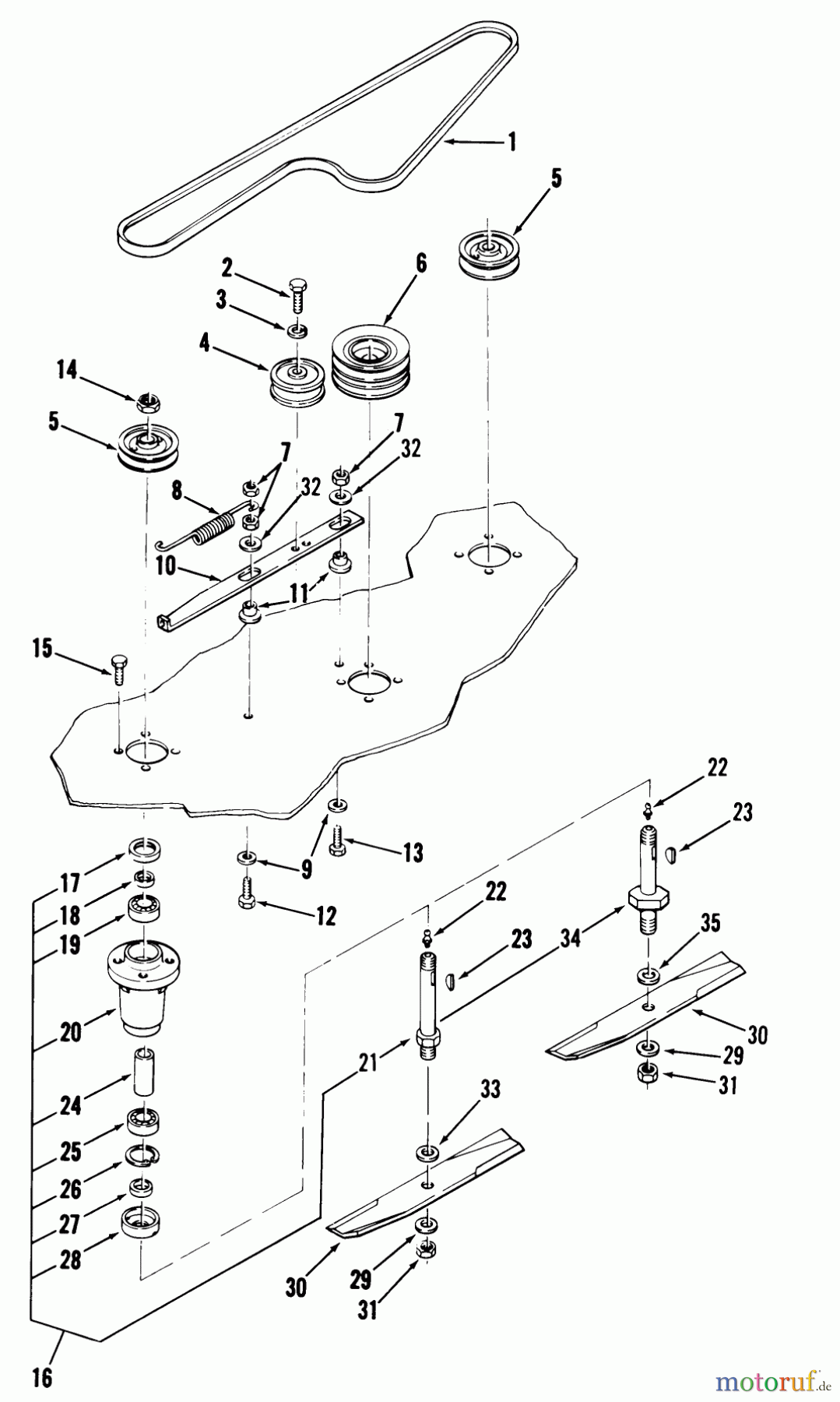 Toro Neu Mowers, Deck Assembly Only 05-42MR01 - Toro 42