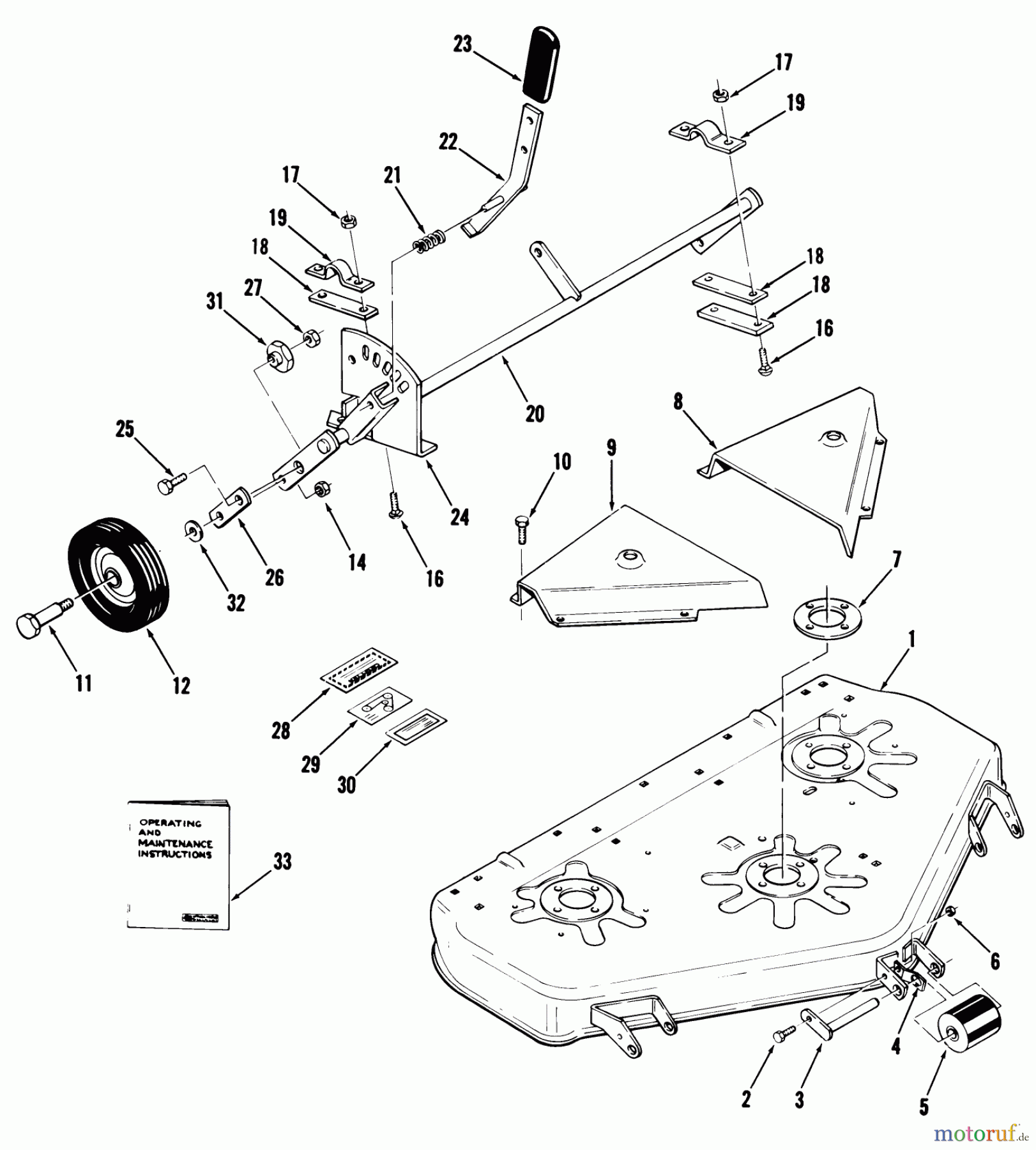 Toro Neu Mowers, Deck Assembly Only 05-48MS01 - Toro 48