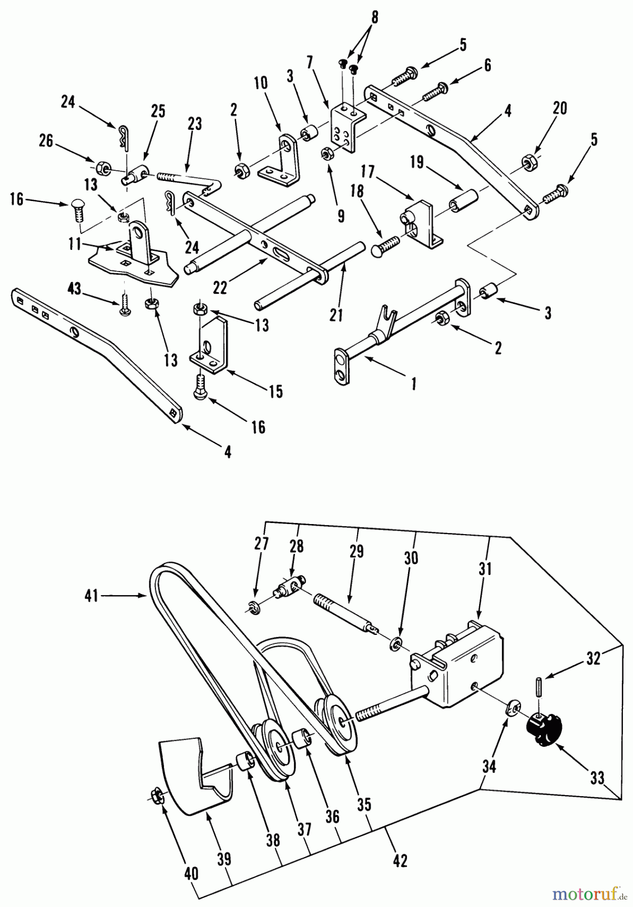 Toro Neu Mowers, Deck Assembly Only B5-36MR01 - Toro 36