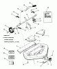 Toro 05-42MS04 - 42" Side Discharge Mower, 300 and 400 Series, 1985 Ersatzteile REAR DISCHARGE MOWER-36 IN. (92 CM) (VEHICLE IDENTIFICATION NUMBER 05-36MR03) #1