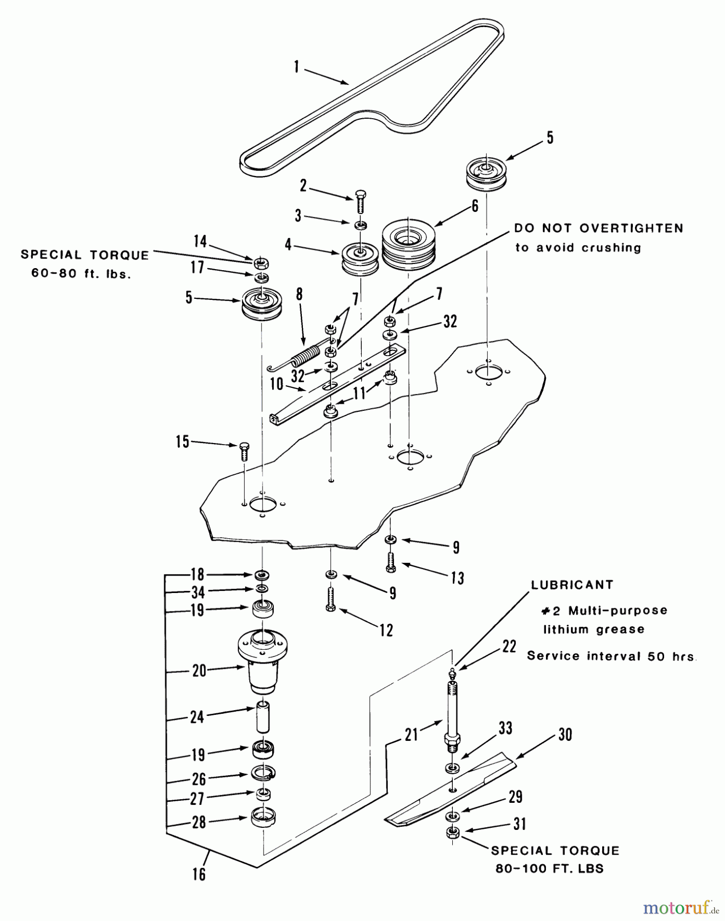 Toro Neu Mowers, Deck Assembly Only 05-48MS04 - Toro 48