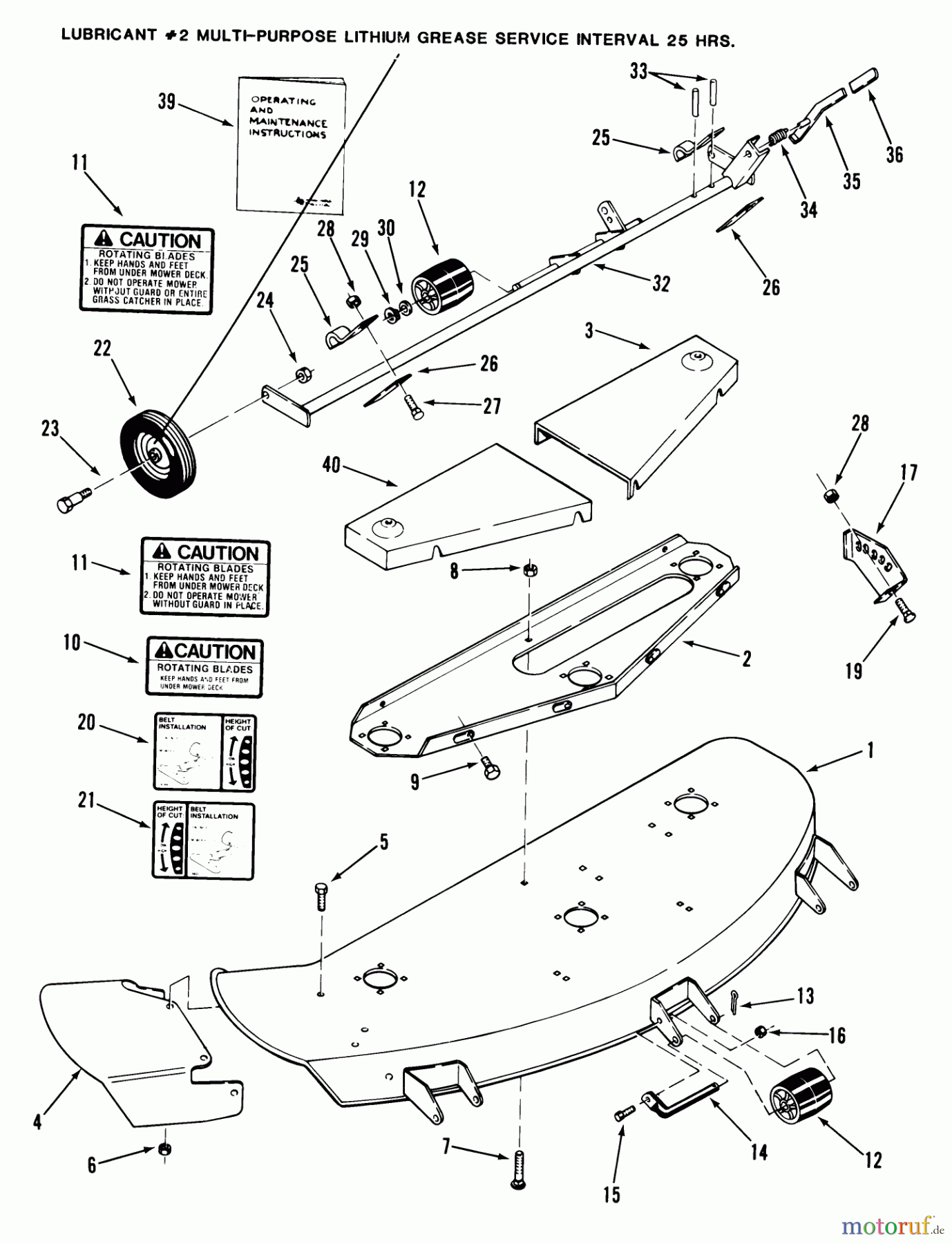  Toro Neu Mowers, Deck Assembly Only 05-42MS04 - Toro 42