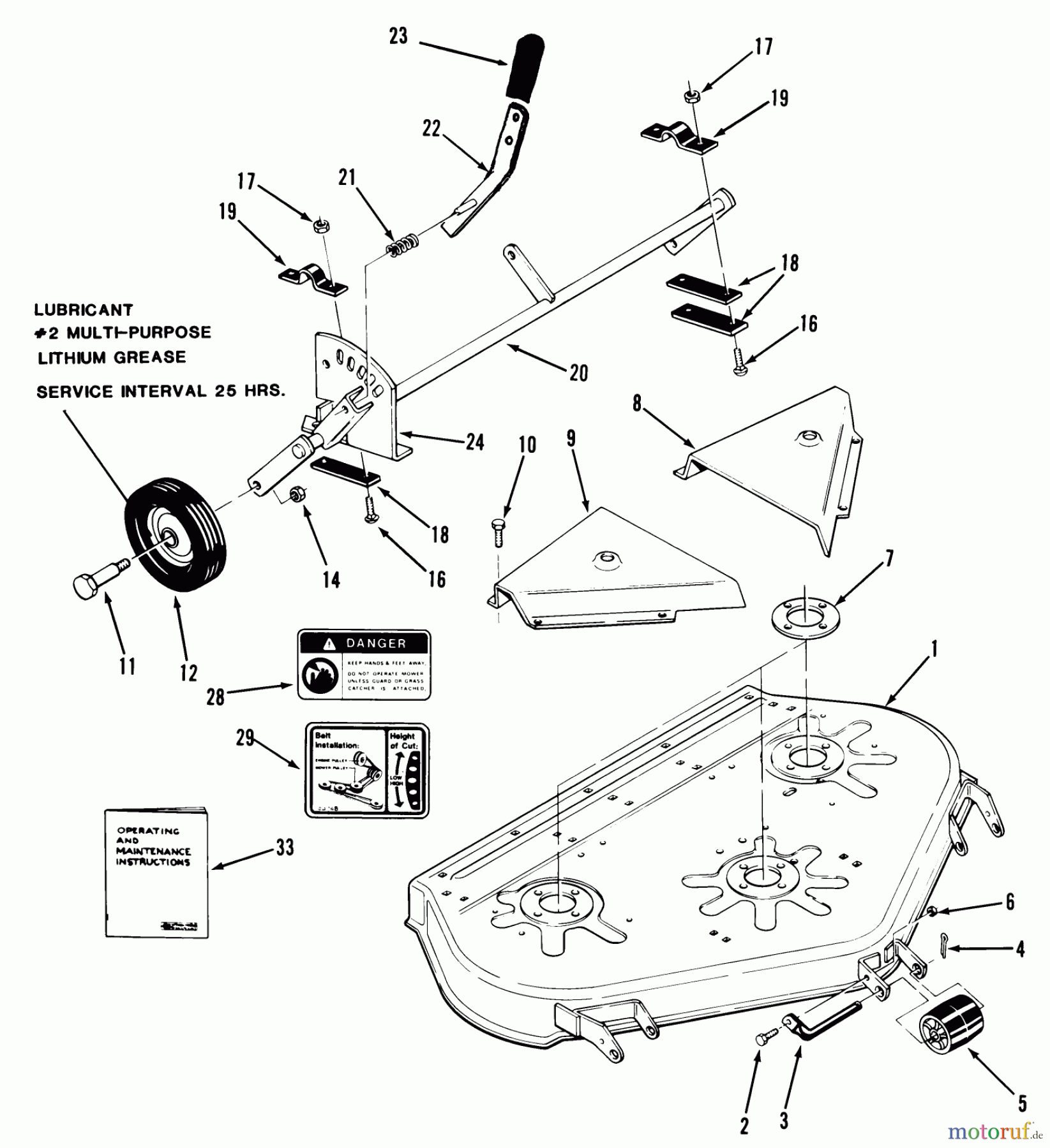 Toro Neu Mowers, Deck Assembly Only 05-48SC01 - Toro 48