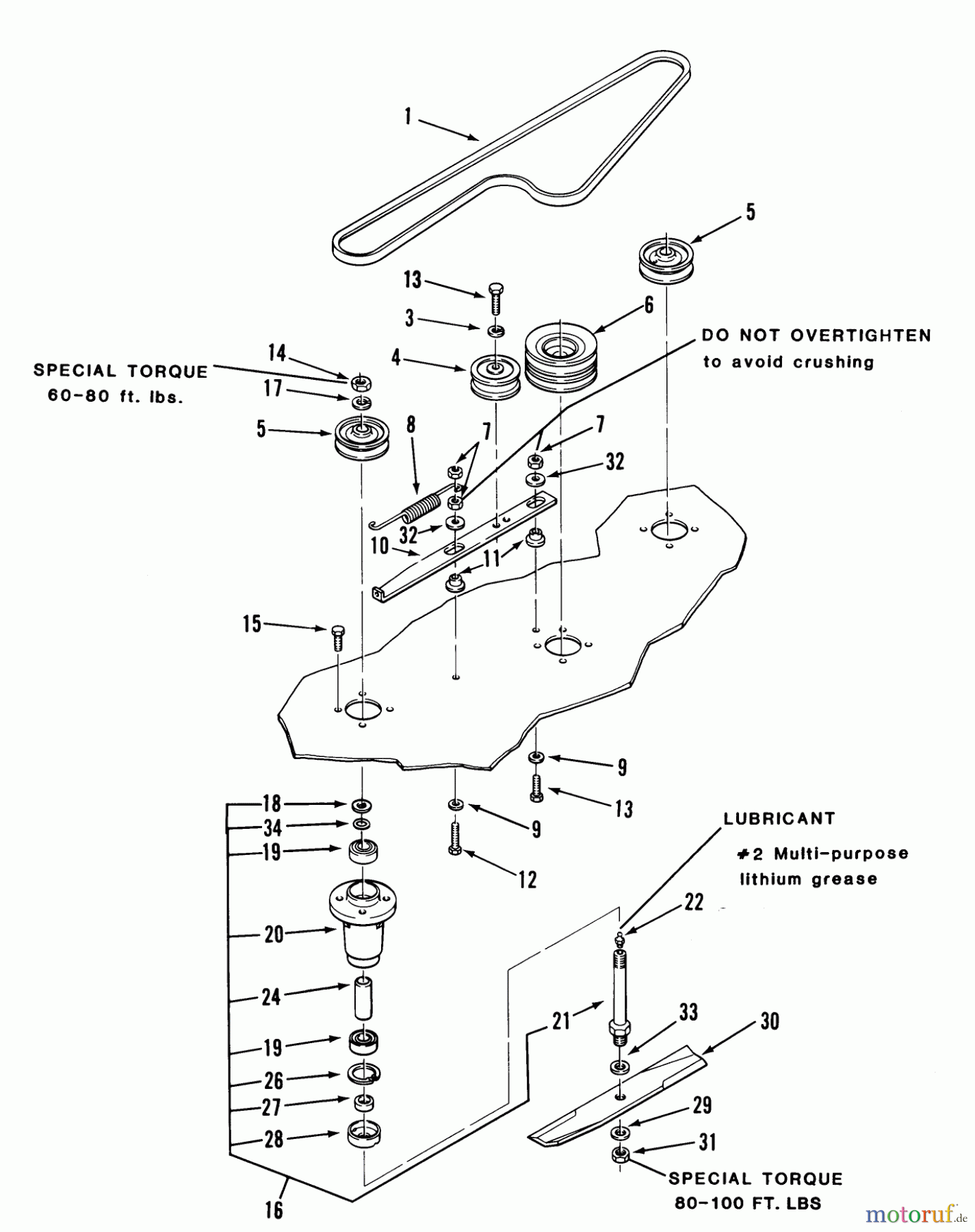 Toro Neu Mowers, Deck Assembly Only 15-42SC02 - Toro 42