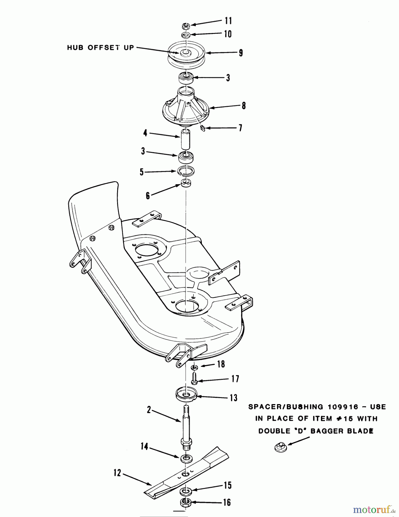 Toro Neu Mowers, Deck Assembly Only 05-36MR04 - Toro 36