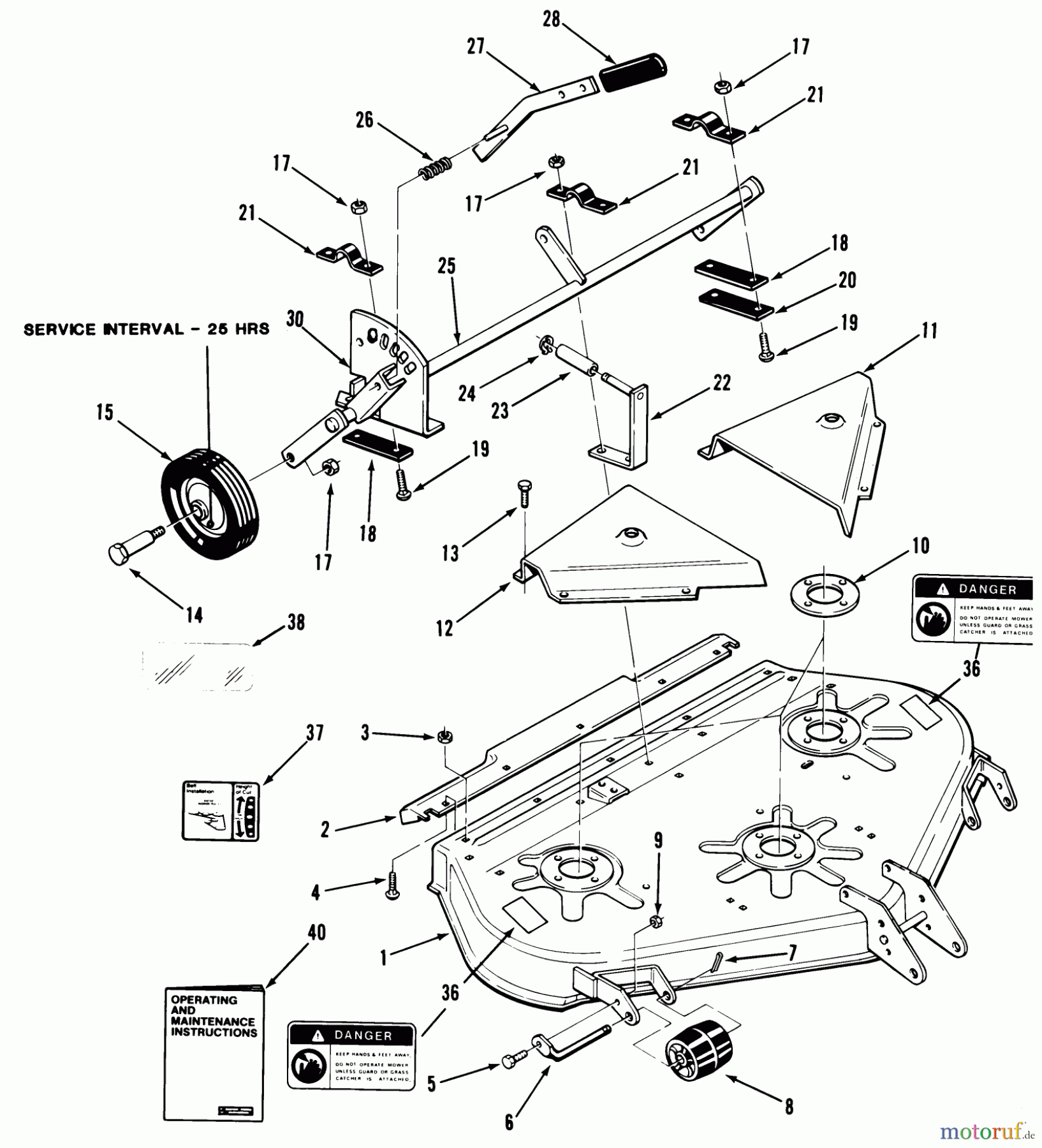 Toro Neu Mowers, Deck Assembly Only 05-37SK01 - Toro 37