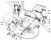 Toro 05-38SL02 - 38" Side Discharge Mower, 1992 (2000001-2999999) Ersatzteile IDLER PULLEY & HEIGHT ADJUSTMENT
