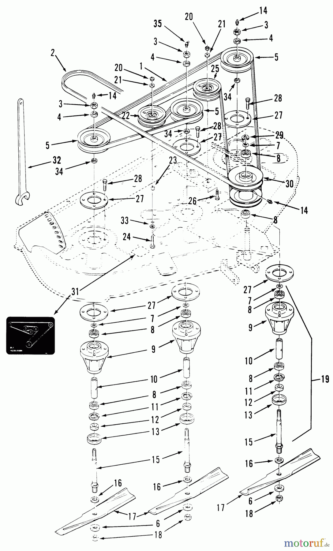 Toro Neu Mowers, Deck Assembly Only 05-42RY02 - Toro 42
