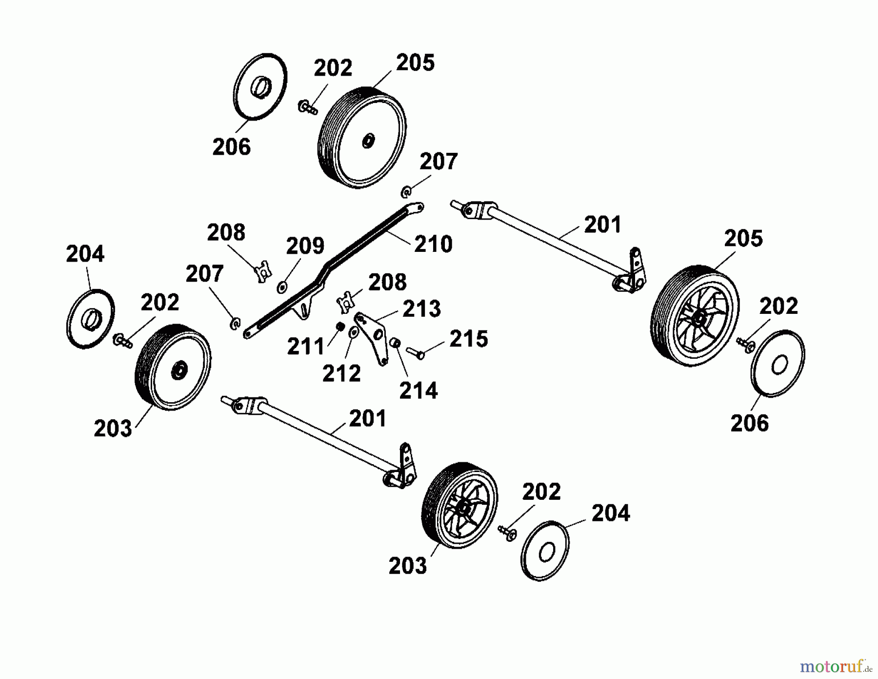 Wolf-Garten Motorvertikutierer UV 38 B 3638000 Serie A (2002) Höhenverstellung, Räder